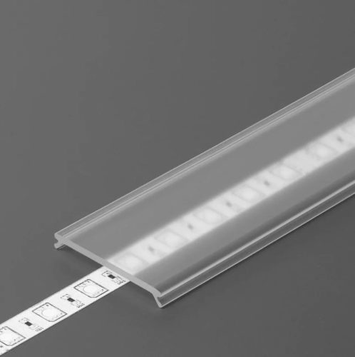 Topmet LED profil VARIO C9 click fedél 2000mm víztiszta